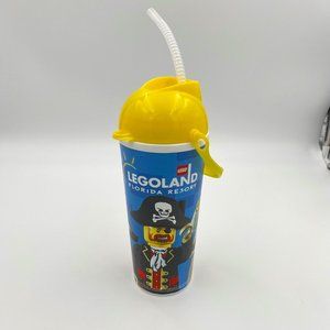 Legoland Florida Resort Refillable Souvenir Cup with Straw Lego Movie Pirate